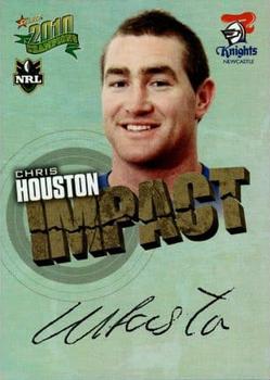 2010 NRL Champions - Impact Signature Gold #IS32 Chris Houston Front